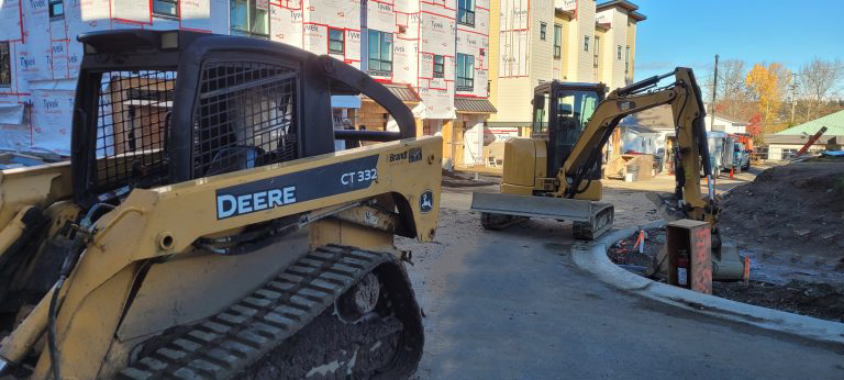 Site preparation and trenching — Island Green Services